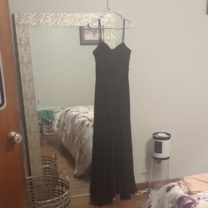 Lulu's Classic Black Maxi Dress